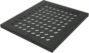 Acero - 9-1004 - Estante 1U para Rack con Fondo 60cm y Carga Máxima 50kgr Negro