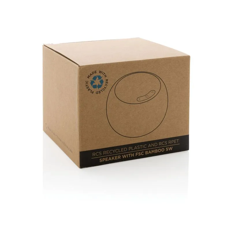 Altavoz RCS Rplastic/PET FSC®bambú 5W
