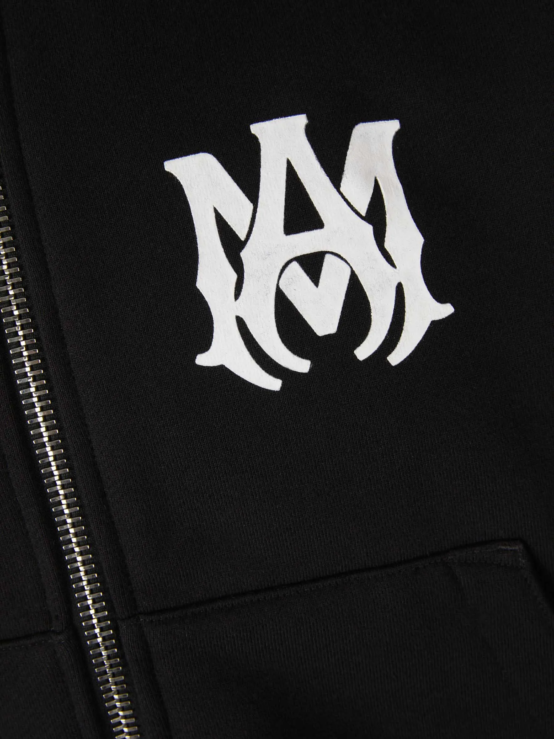 Amiri Sudadera Algodón Cremallera