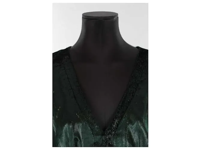 Balmain vestido verde 