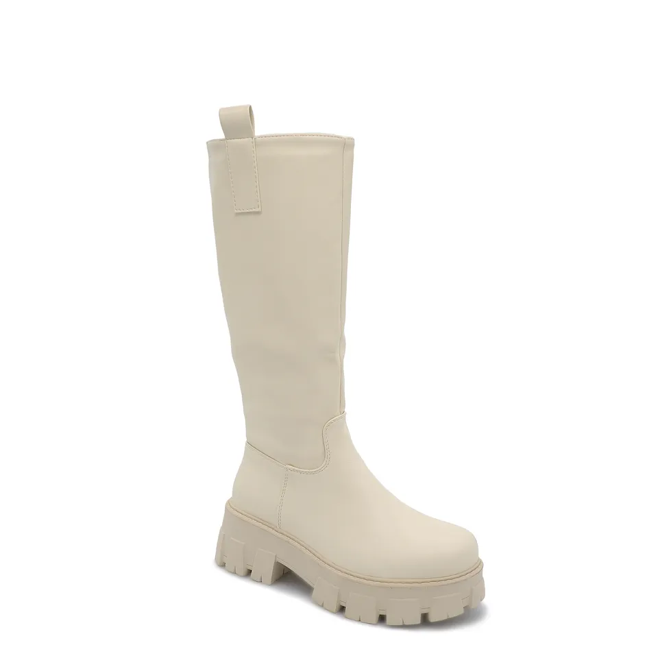 Bota Chunky Beige