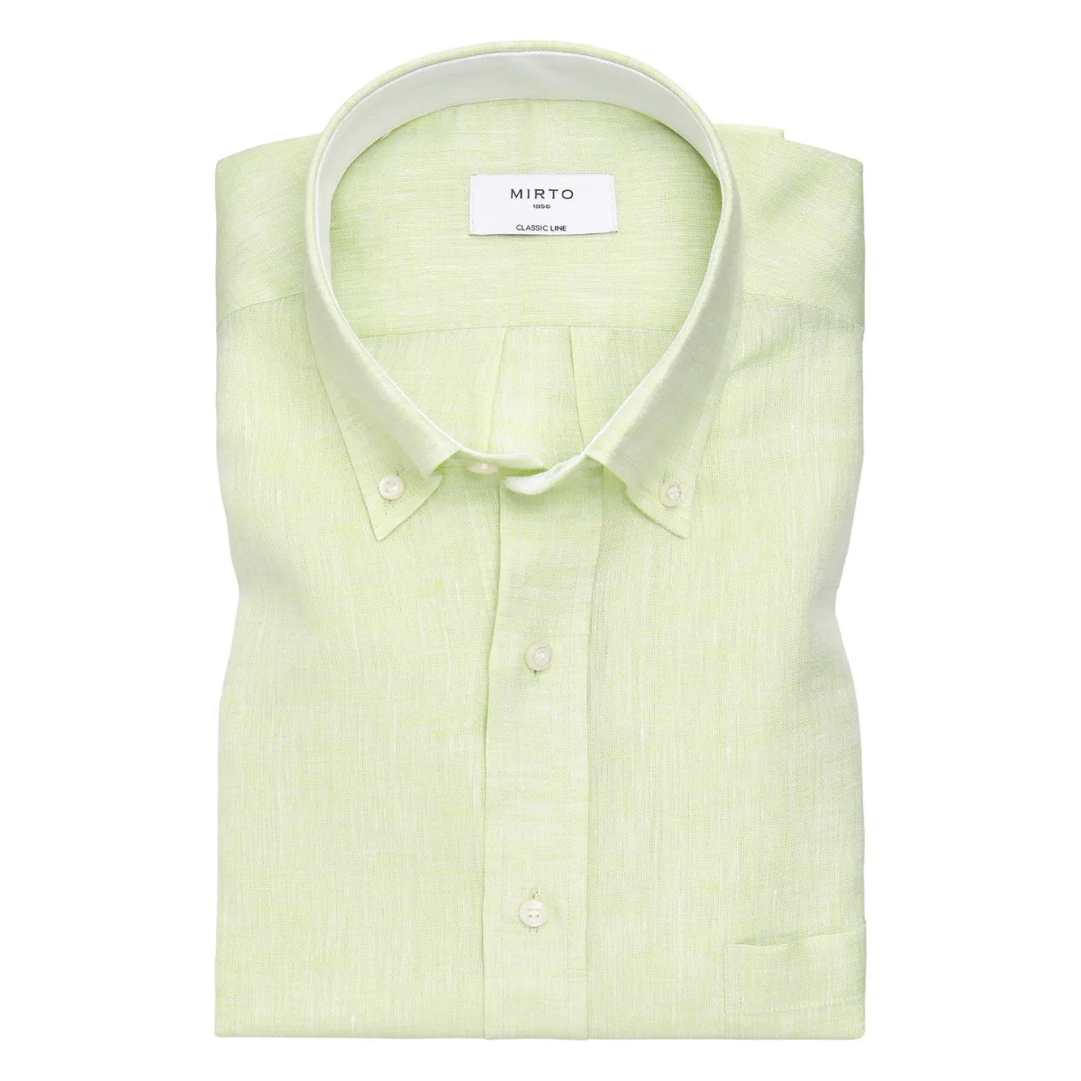 Camisa Lino Manga Corta