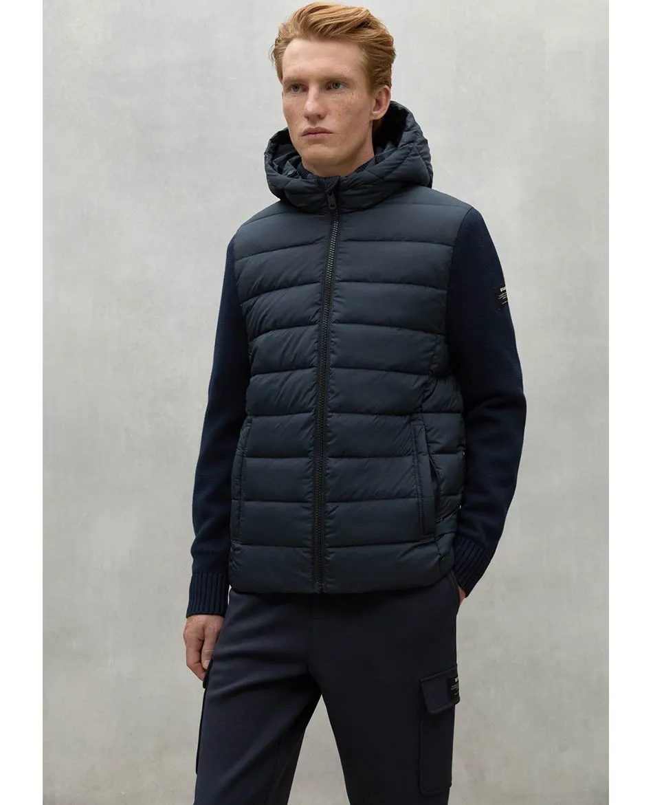 CHAQUETA CON CAPUCHA ECOALF DENALI KNIT