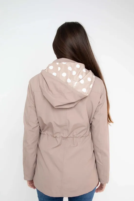 chaqueta reversible somia - beige