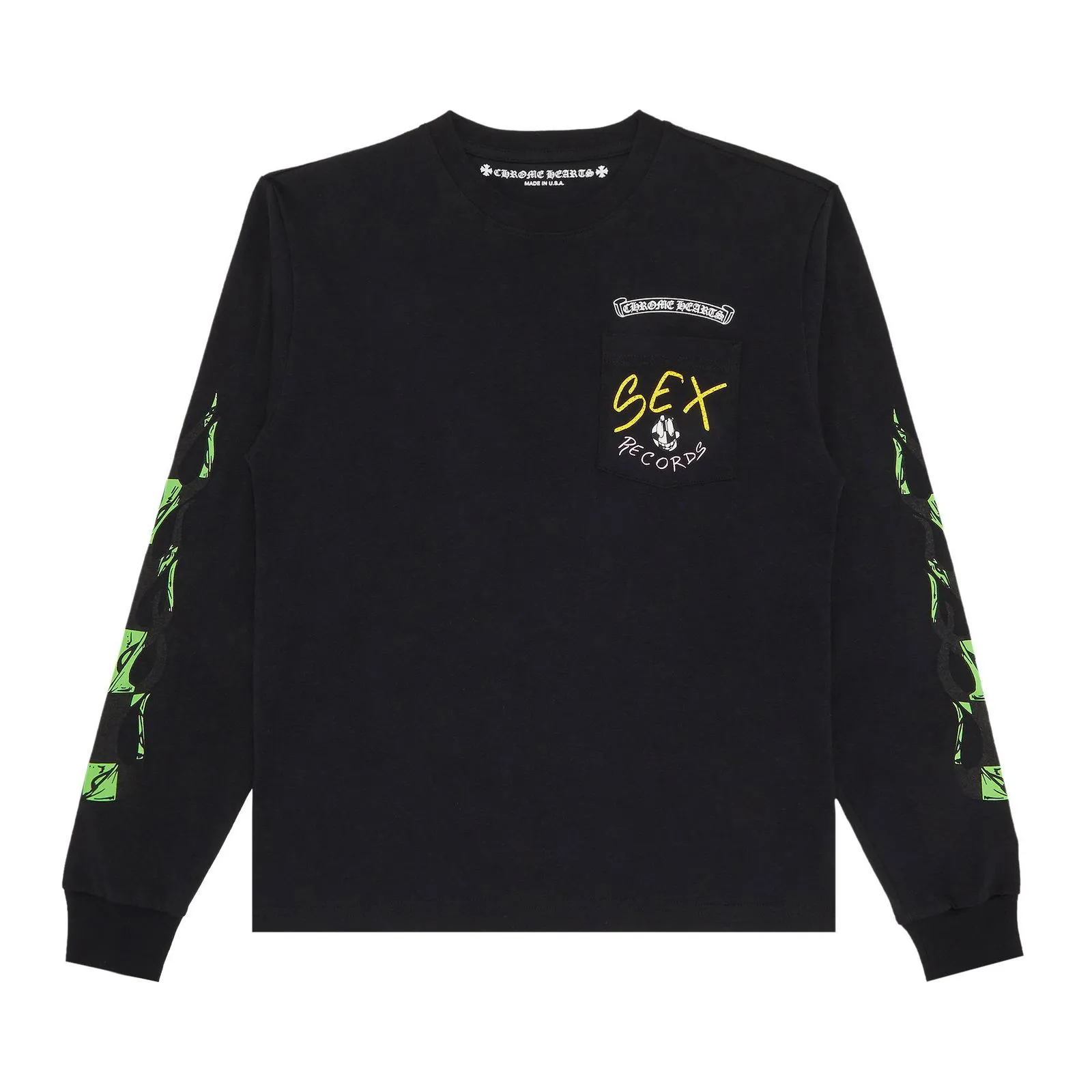 Chrome Hearts x Matty Boy Sex Records Flame Tee