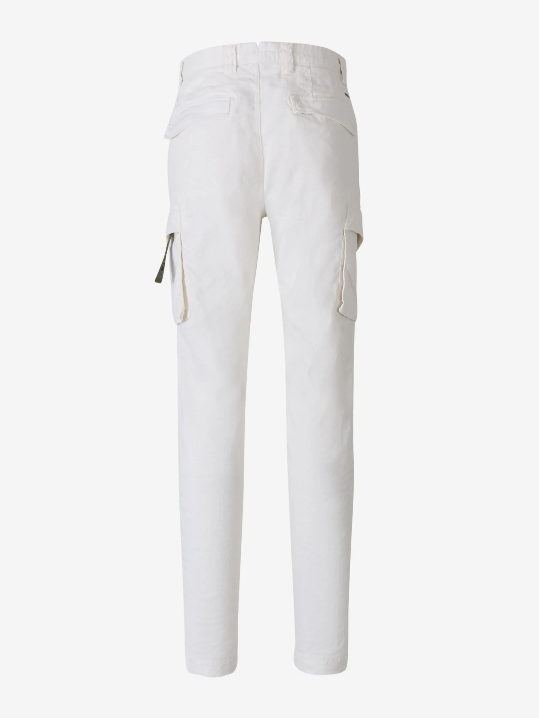 Incotex Slacks Pantalones Cargo Lino