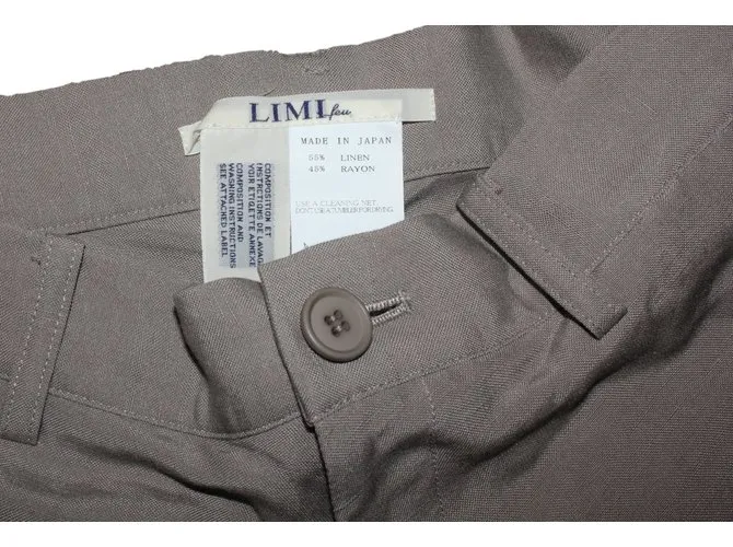 Limi Feu Pantalones sarouel Beige 