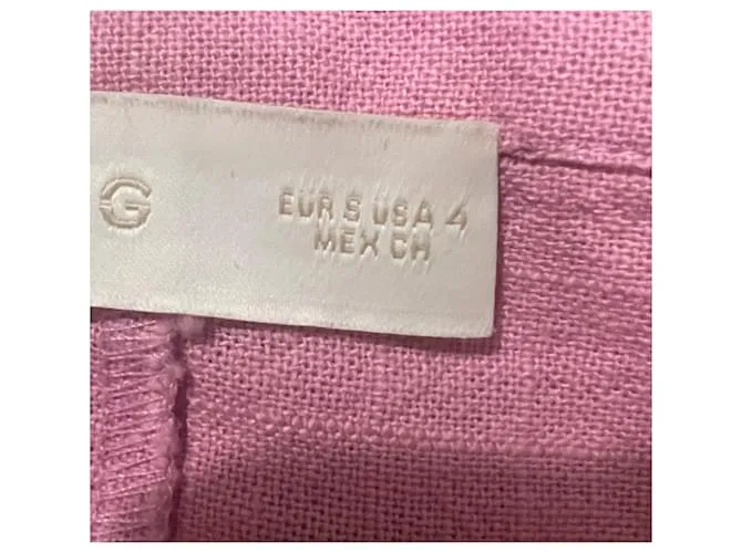 Mango Pantalones cortos Púrpura 
