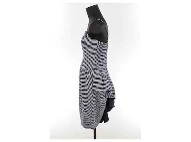 Manoush vestido de algodón Azul 