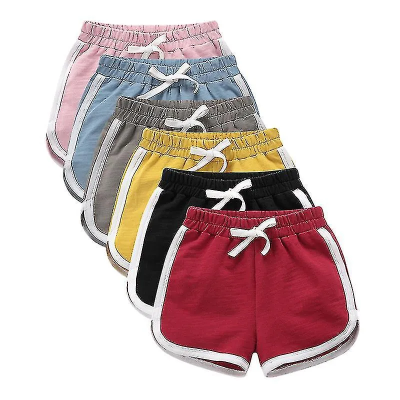 Navidad Niños Niñas 100% Algodón Pantalones Cortos Deportivos Verano Contraste Encuadernación Delfín Pantalones Cortos Niños Rop