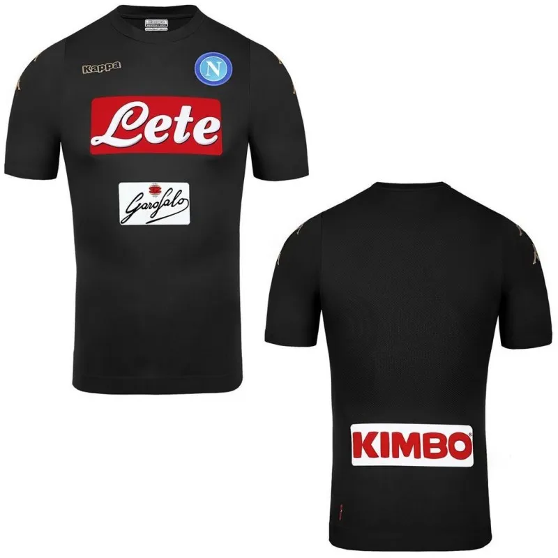 Nápoles Kombat Pieles jersey tercer 3er 2016/17 Kappa