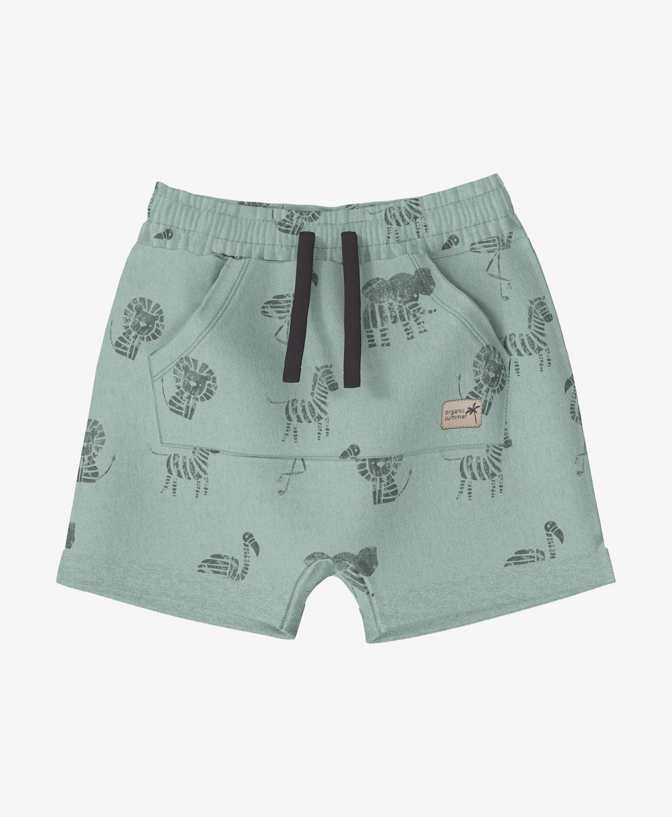 Pantalones cortos verdes 100% algodón orgánico