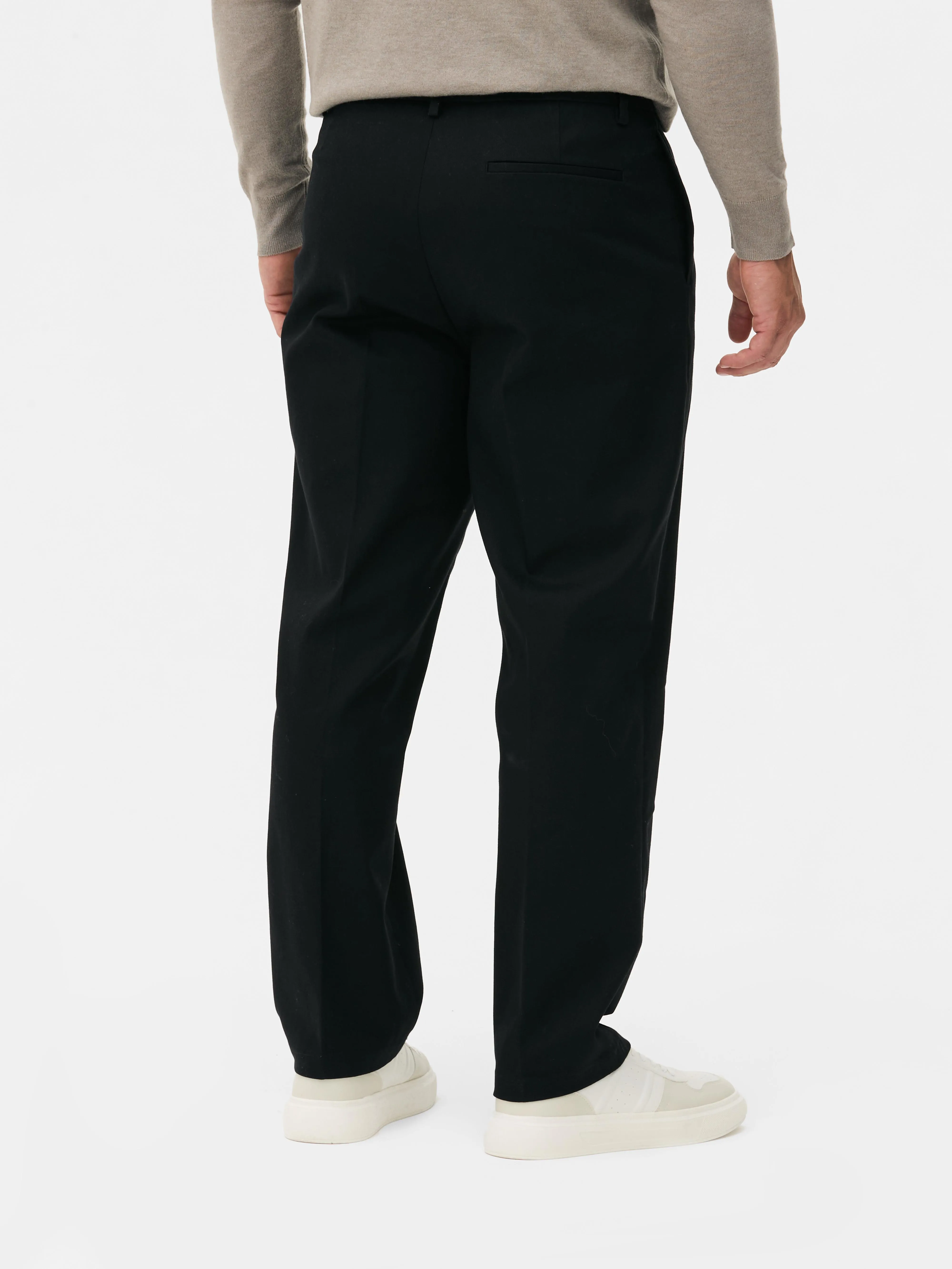 Pantalones rectos de vestir