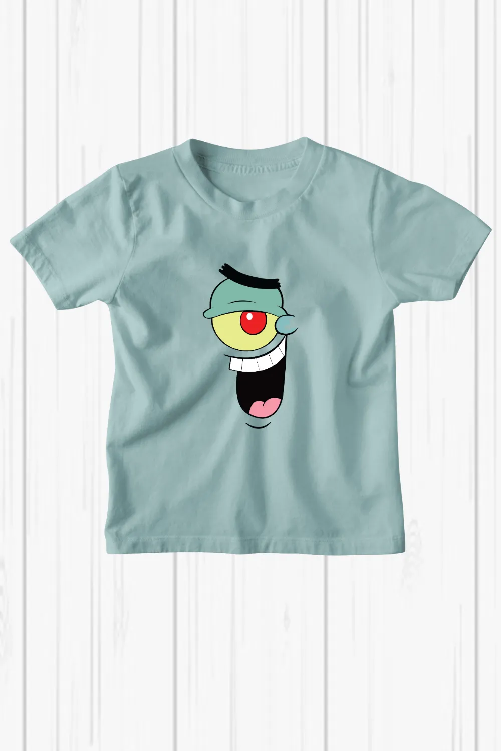 Playera Kids manga corta . Plancton