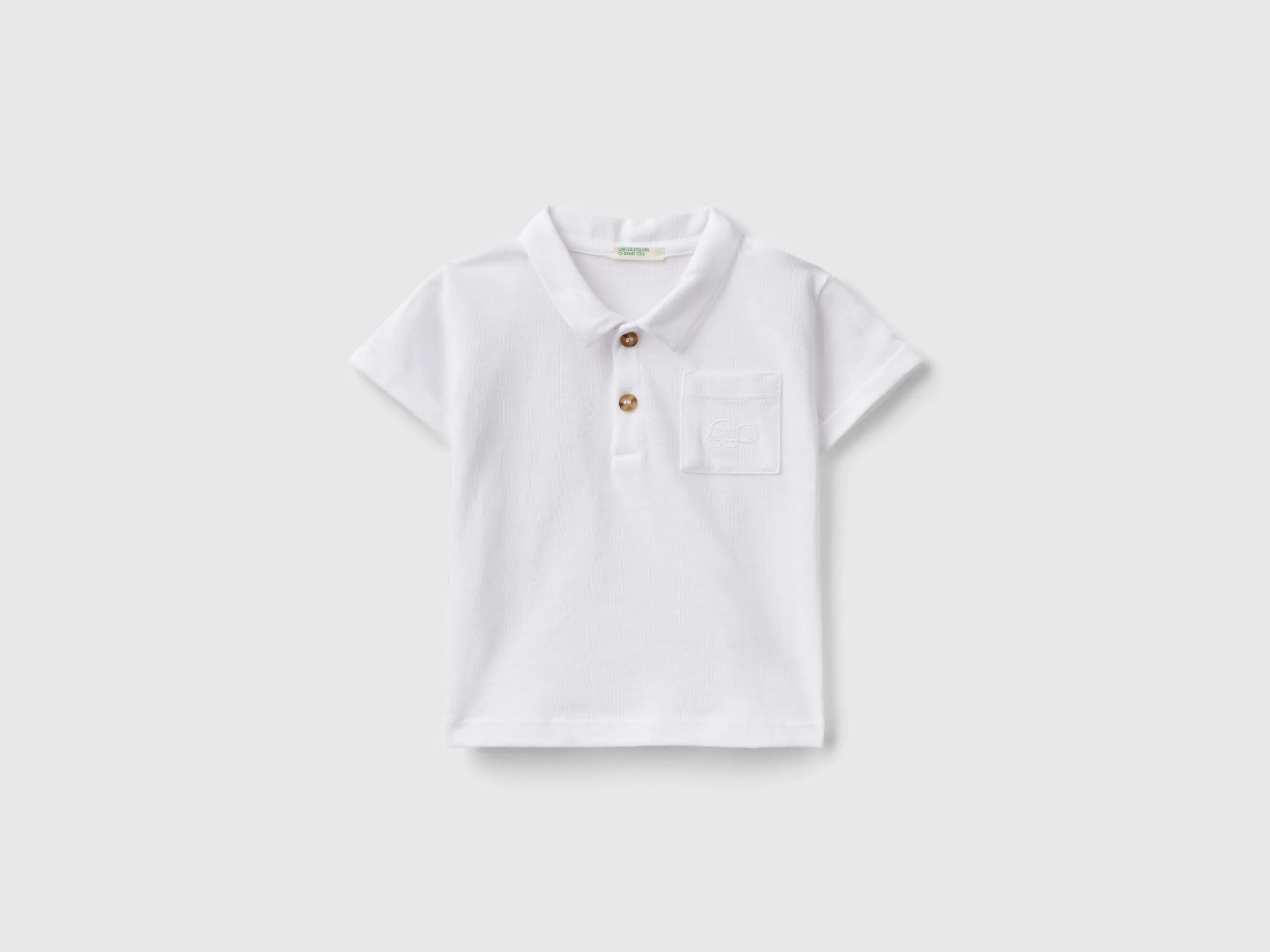 Polo de lino mixto