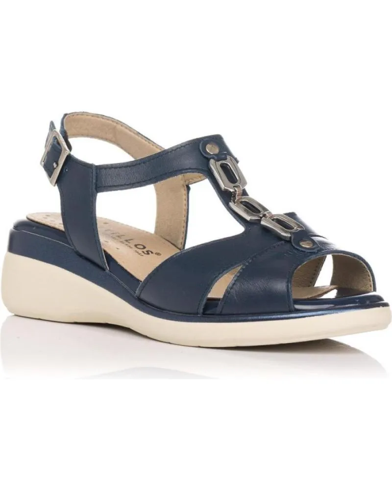 Sandalias PITILLOS  de Mujer CUNAS 5013 MARINO  AZUL