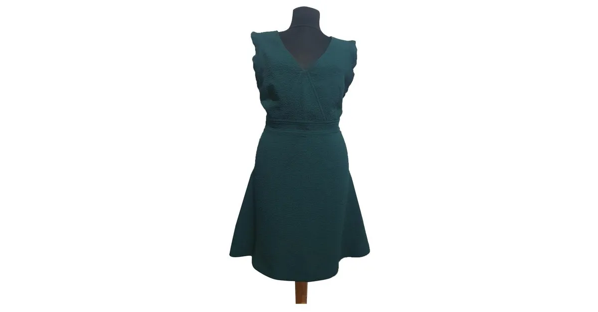 Sandro Vestidos Verde 