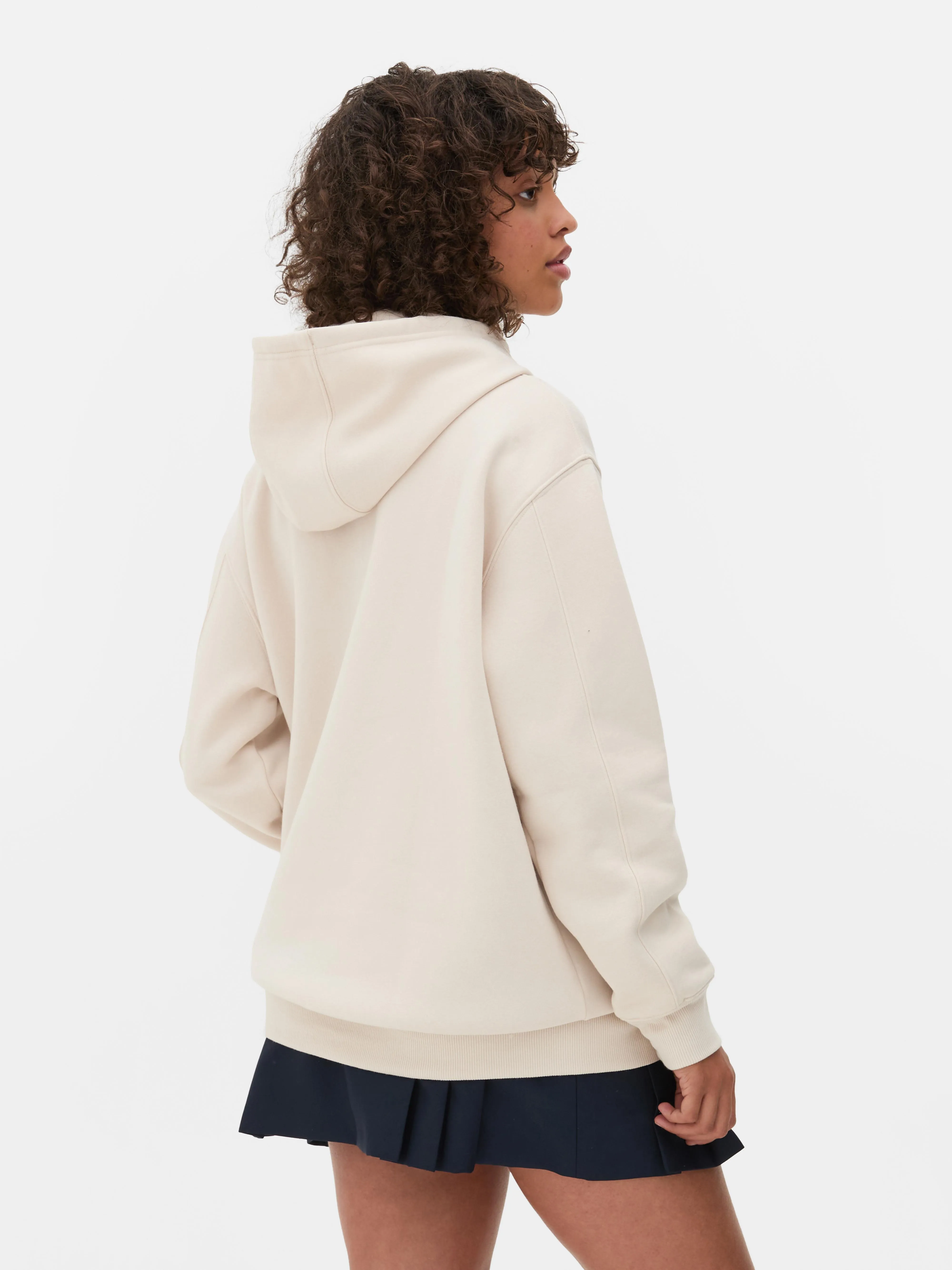 Sudadera extragrande con capucha y cordón