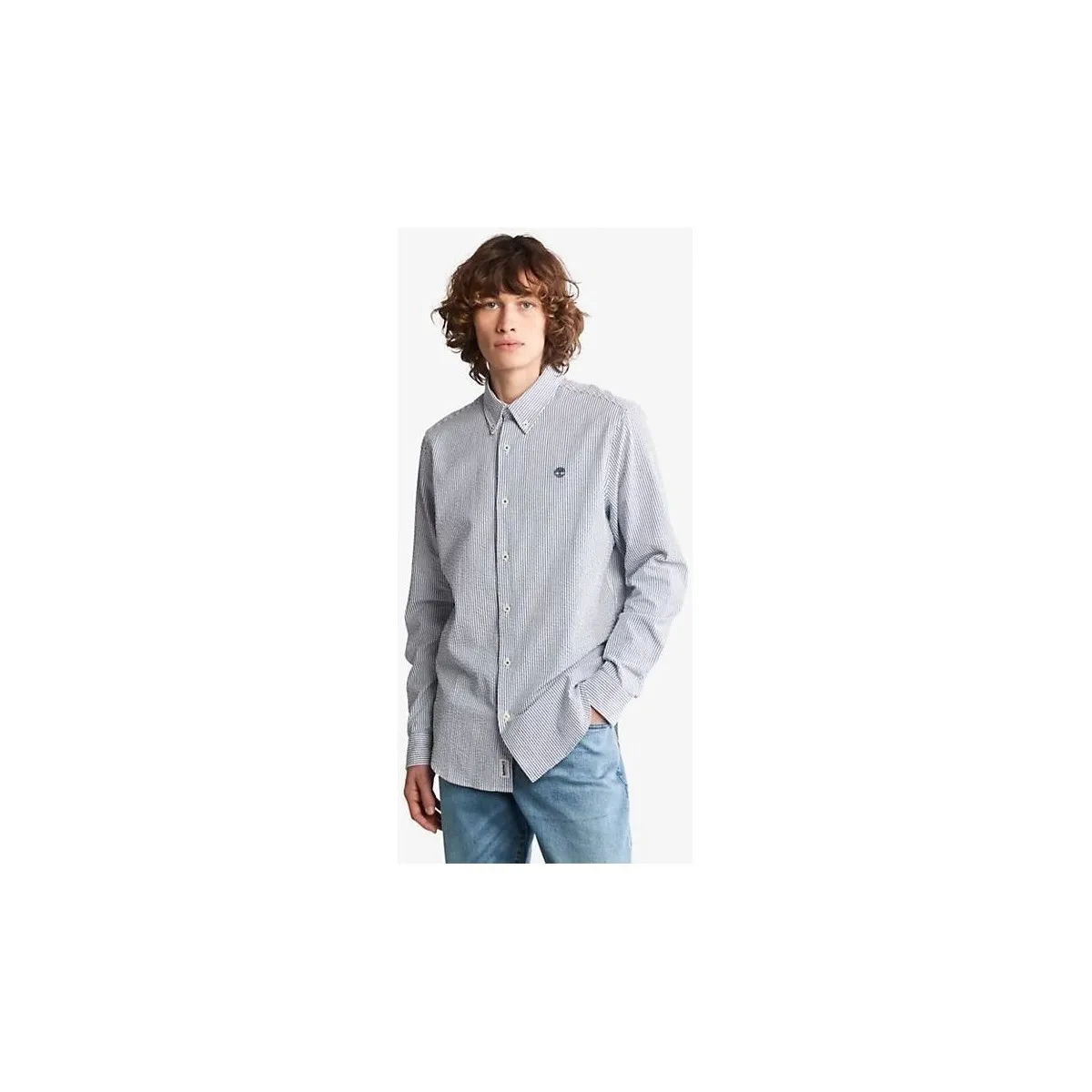 TB0A2DD6G66 - STRIPE SEER-DARK DENIM YD