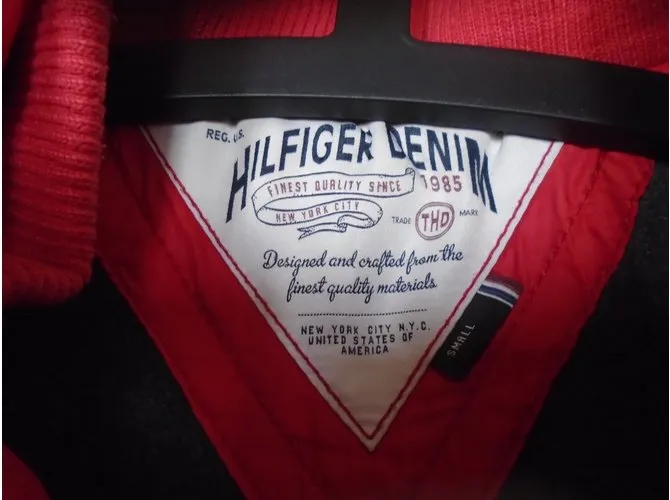 Tommy Hilfiger Abrigos, Ropa de calle Roja 