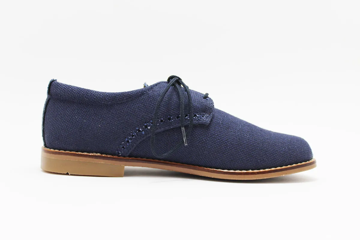 Zapato blucher lino comunión niño