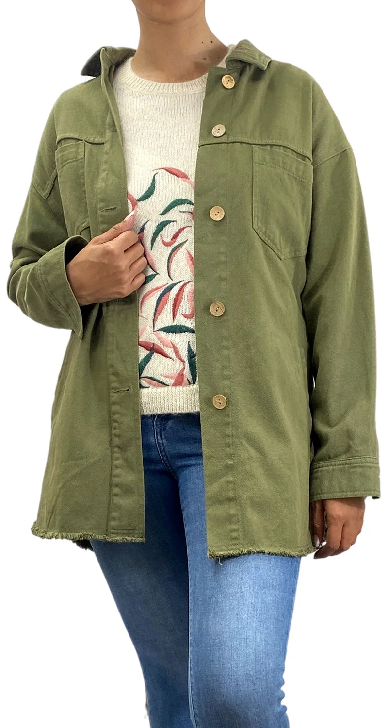 ZARA Chaqueta Verde